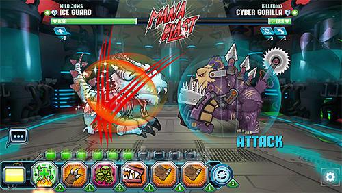 Mutant fighting arena