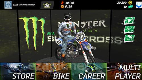 Monster energy supercross game