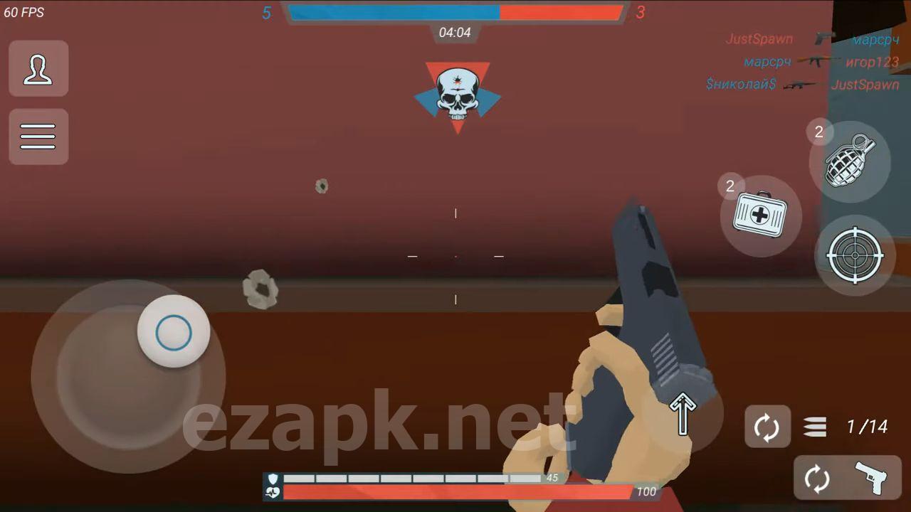 Mental Gun 3D: Pixel FPS Shooter