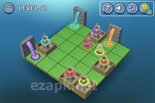 Flow fountain: 3D water puzzle