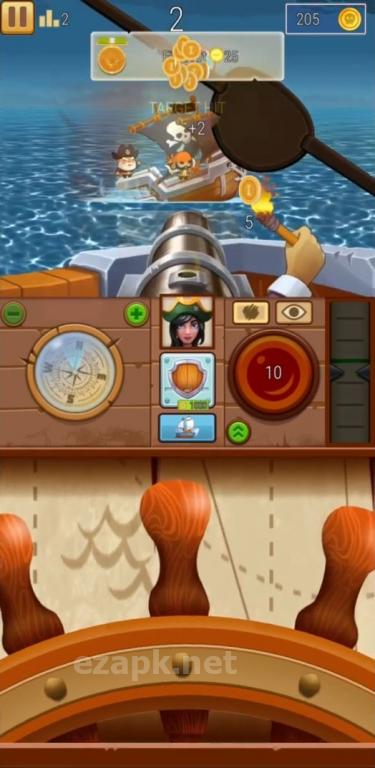Pirate Bay - action pirate shooter. Aim and shoot
