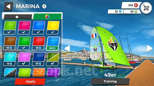 Virtual regatta inshore