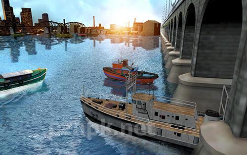Fishing boat driving simulator 2017: Ship games