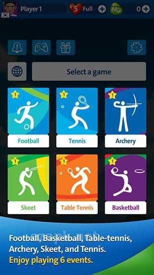 Rio 2016: Olympic games. Official mobile game