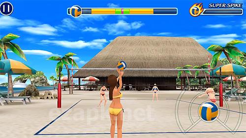 Beach volleyball paradise