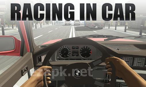 Racing in car