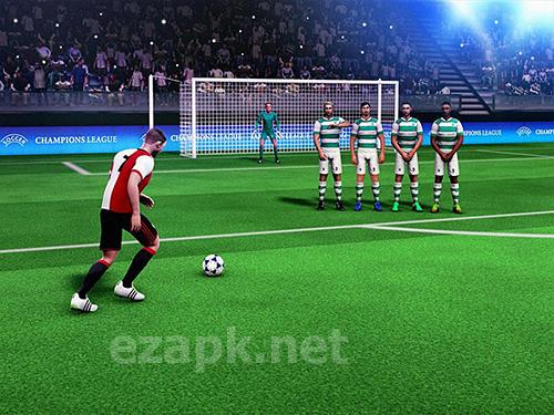 Free kick football champions league 2018