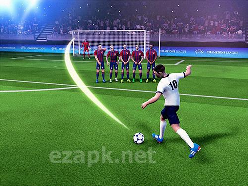 Free kick football champions league 2018