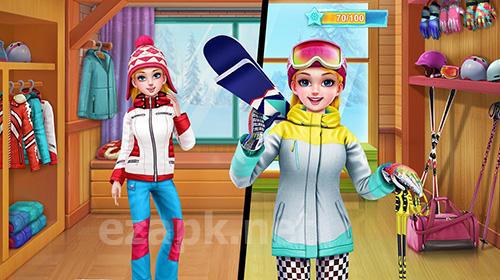 Ski girl superstar: Winter sports and fashion game