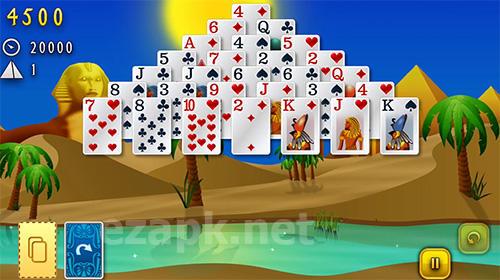 Pyramid solitaire: Ancient Egypt