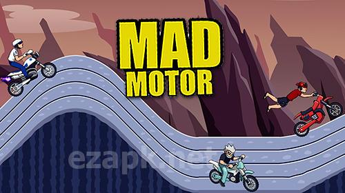 Mad motor: Motocross racing. Dirt bike racing