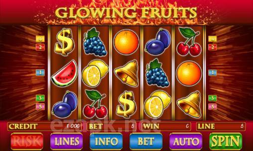 Glowing fruits slot