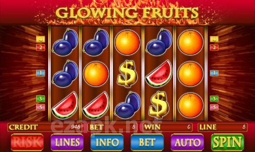 Glowing fruits slot