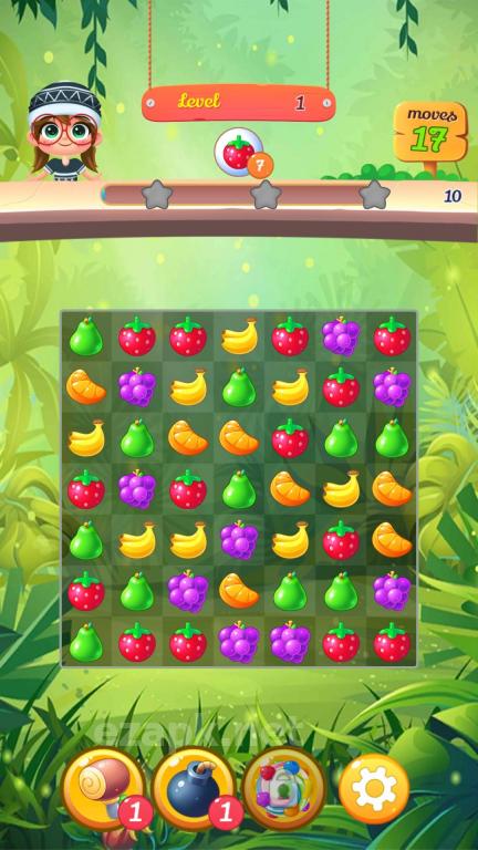 New Tasty Fruits Bomb: Puzzle World