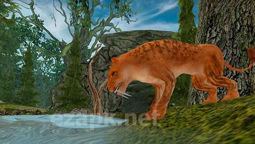 Life of sabertooth tiger 3D