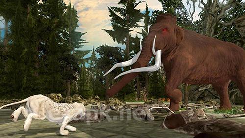 Life of sabertooth tiger 3D