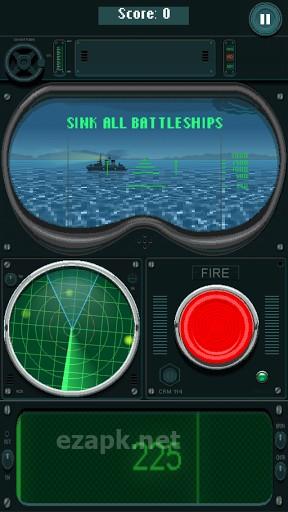 You sunk: Submarine game