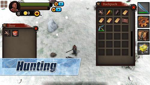 Winter Island: Crafting game. Survival Siberia