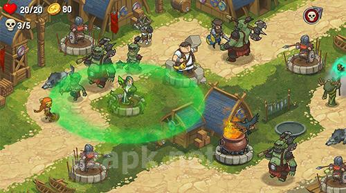 Orcs warriors: Offline tower defense