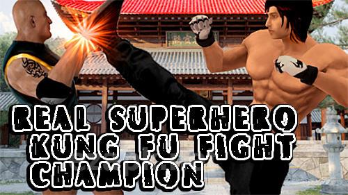 Real superhero kung fu fight champion