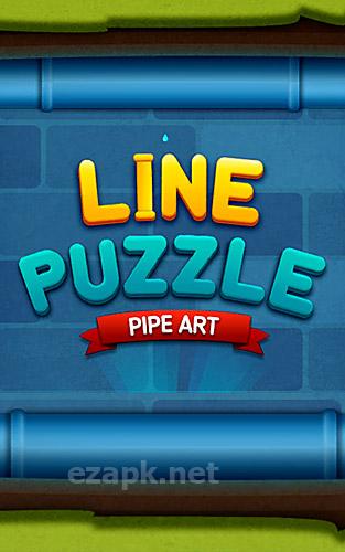 Line puzzle: Pipe art